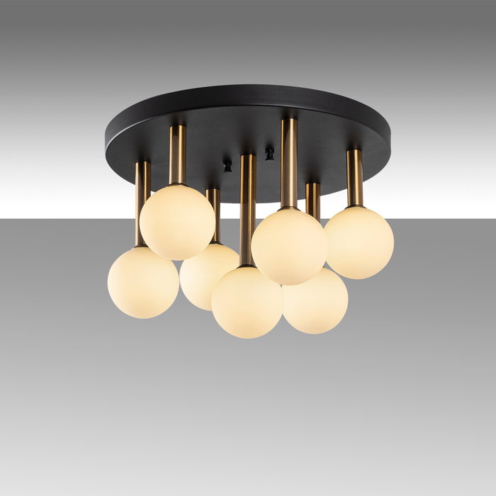 Opviq Even - 11755 Lámpara de araña de metal y cristal
